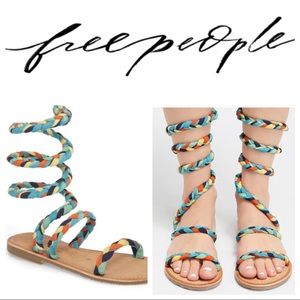 Free People Havana Gladiator Wrap Around Sandal